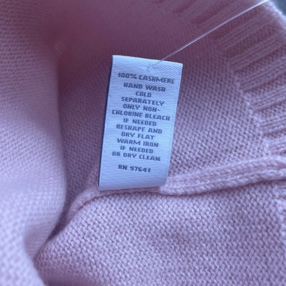 NWT J. Jill Pink Rosewater Cuffed Cashmere Women\'s Winter Beanie Hat One Size